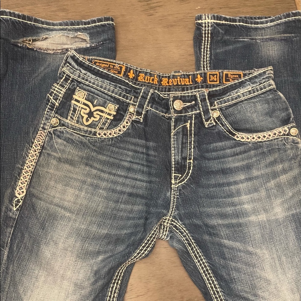 Men’s rock revival jeans